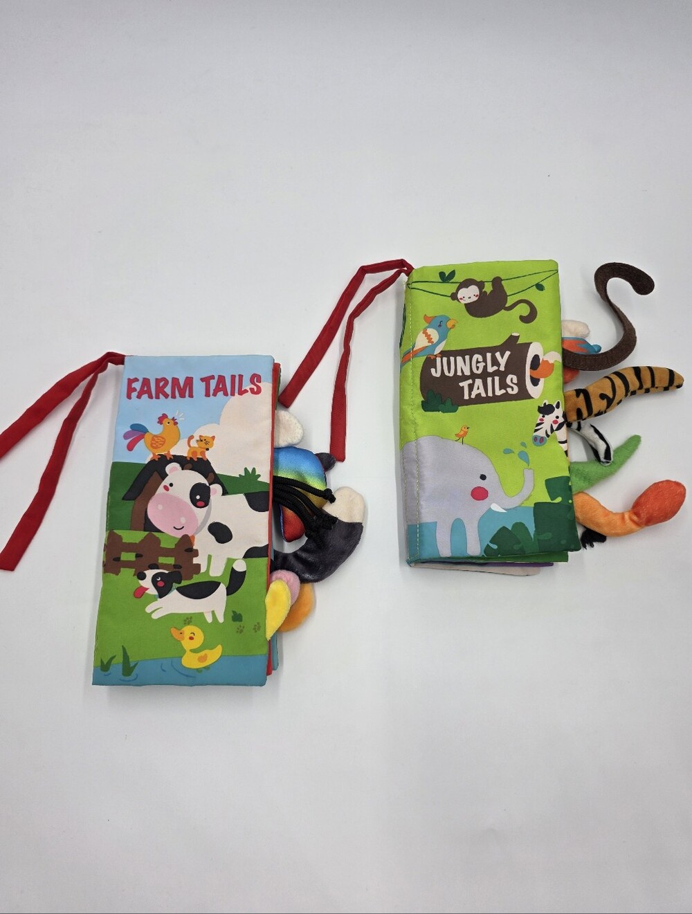 Bundle of Soft Books: Farm Tails and Jungly Tails